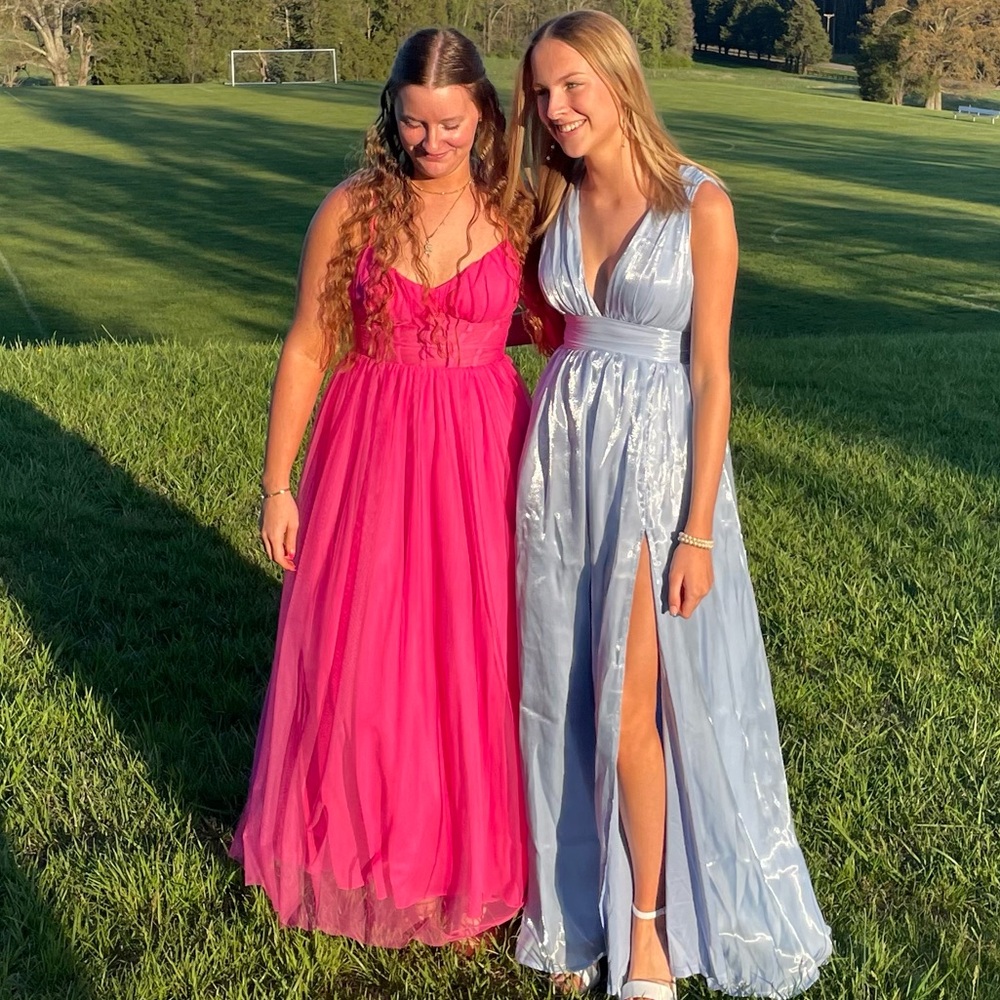 pink prom dress